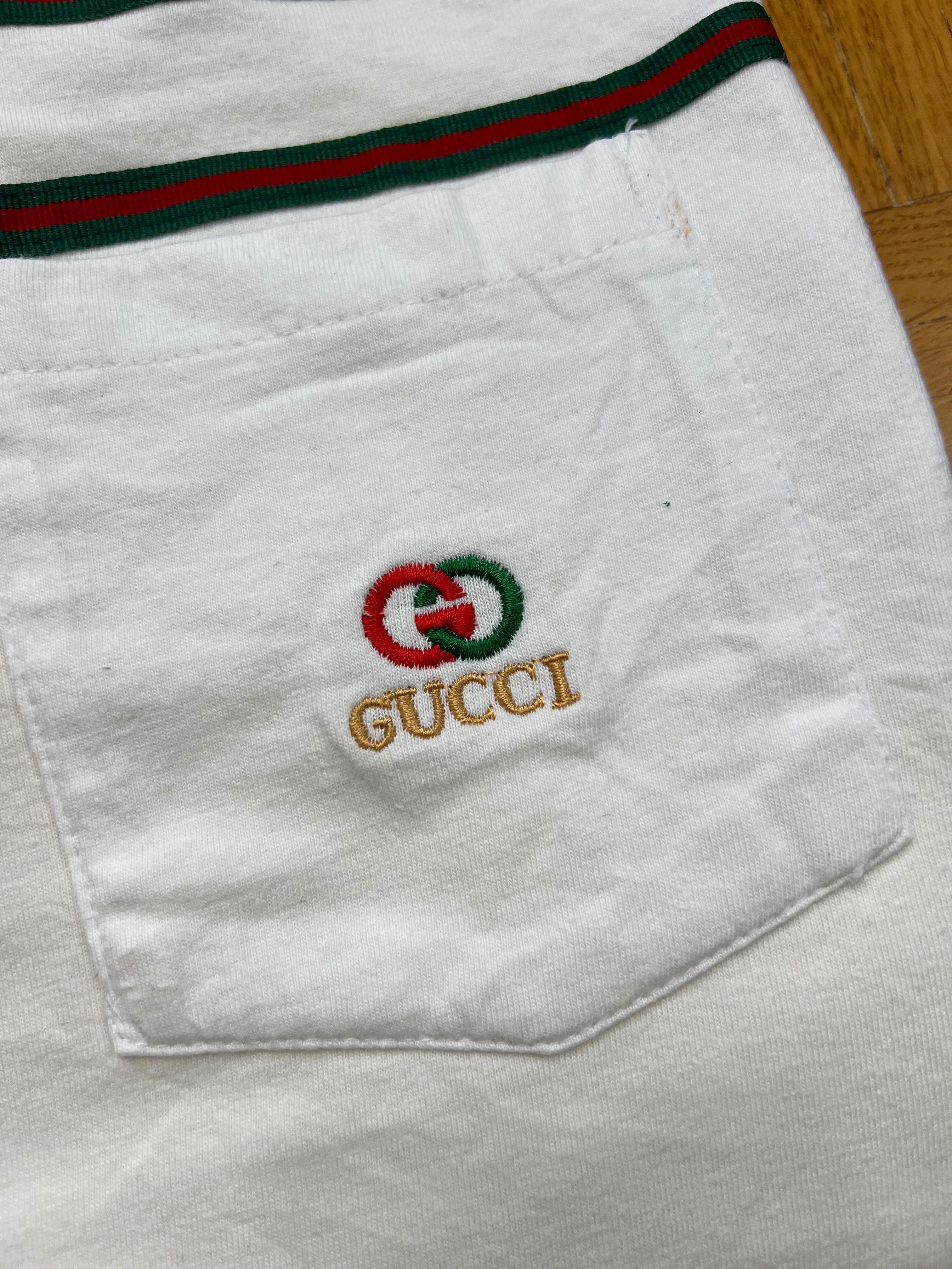 Rare Gucci Vintage 80’s Polo koszulka