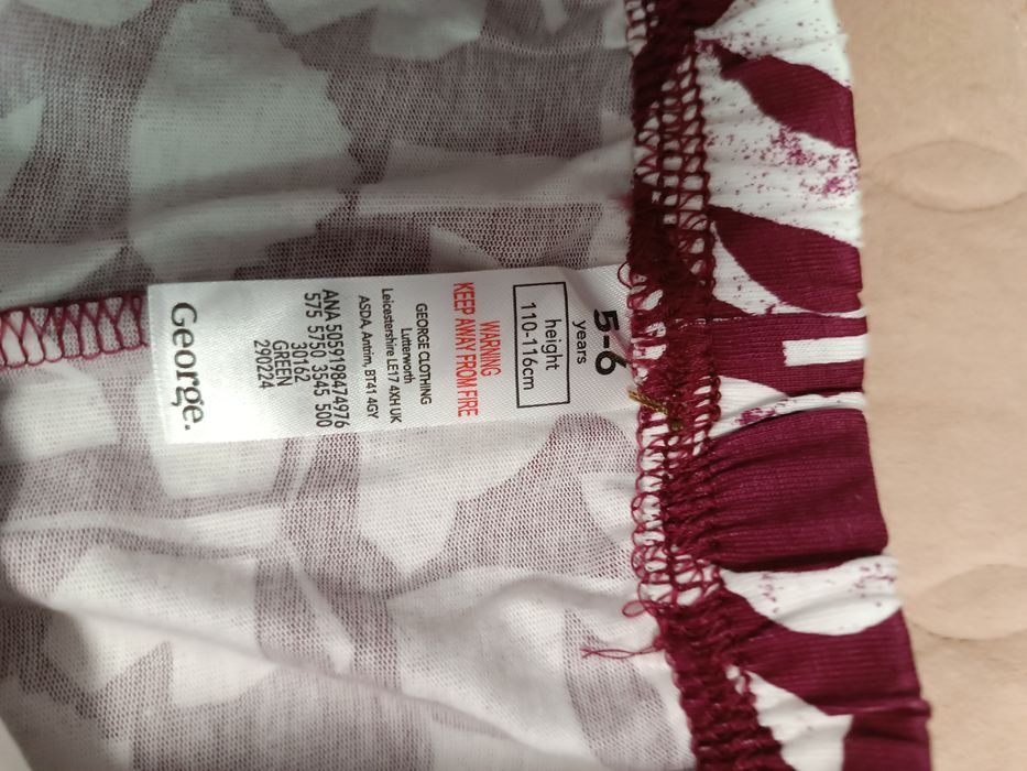 Піжама George для дівчинки на ріст 122-128