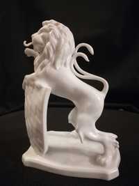 Figurka porcelanowa lew