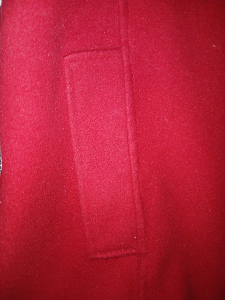 Casaco vermelho quentinho