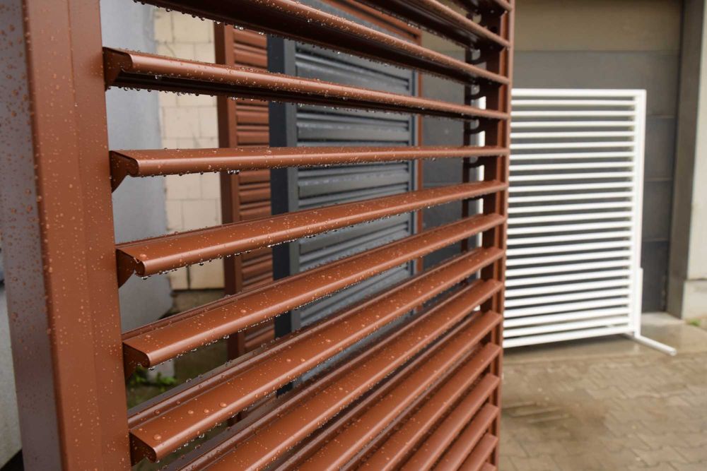 Metalowa ruchoma deseczka , panel żaluzjowy do altanek, pergoli