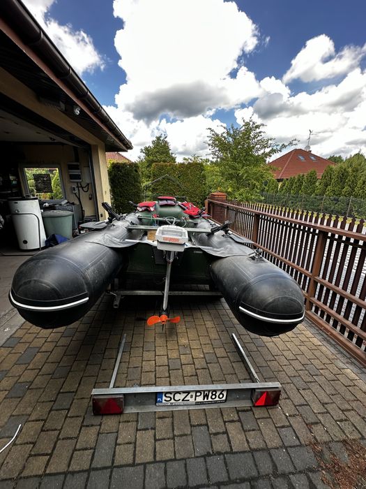 Ponton wedkarski zestaw