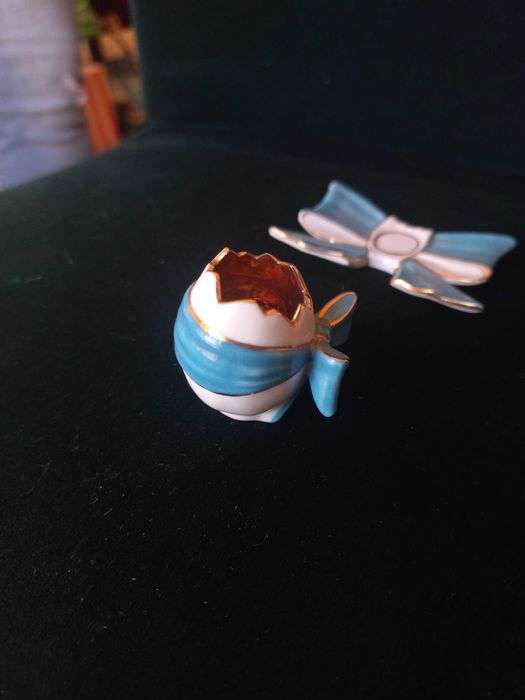 Vintage Copo de Ovo (Páscoa) de Porcelana - Pintado à mão