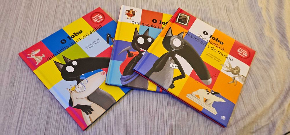 3 Livros O Lobo Capa Dura
