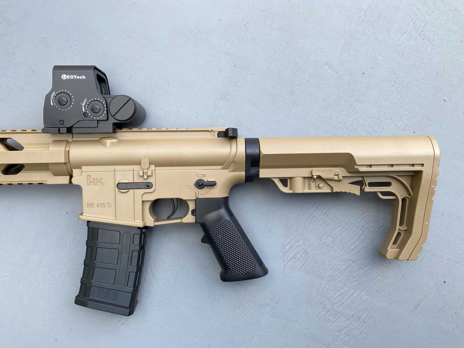 Іграшковий автомат HK416 на орбізах ДВА МАГАЗИНИ орбіган гель бластер