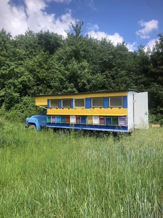 Газ52- Павільйон на ходу 28 сімей ( бджолопавільйон) Мед Бджоли вулик