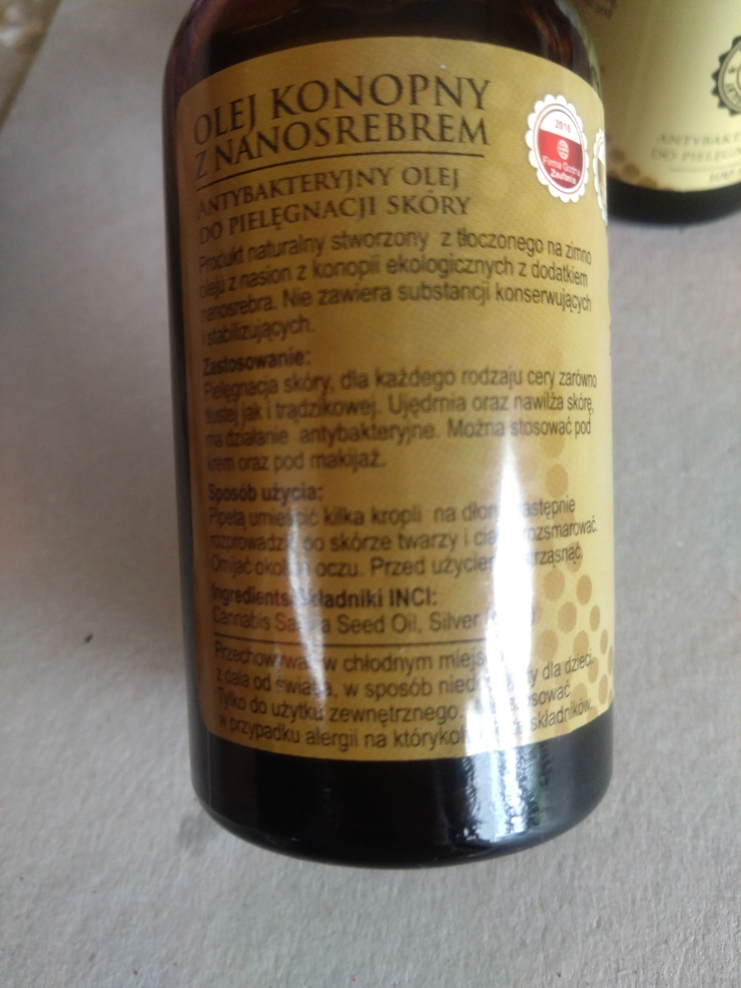 Olej Konopny z Nanosrebrem 100 ml Mir-Lek