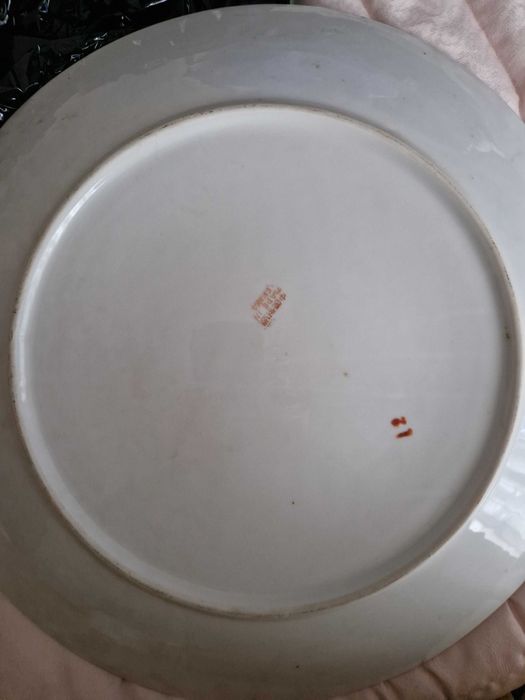 Placa de decoração chinesa vintage com suporte