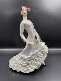 Figurka Tancerka Flamenco Wachlarz porcelana prl