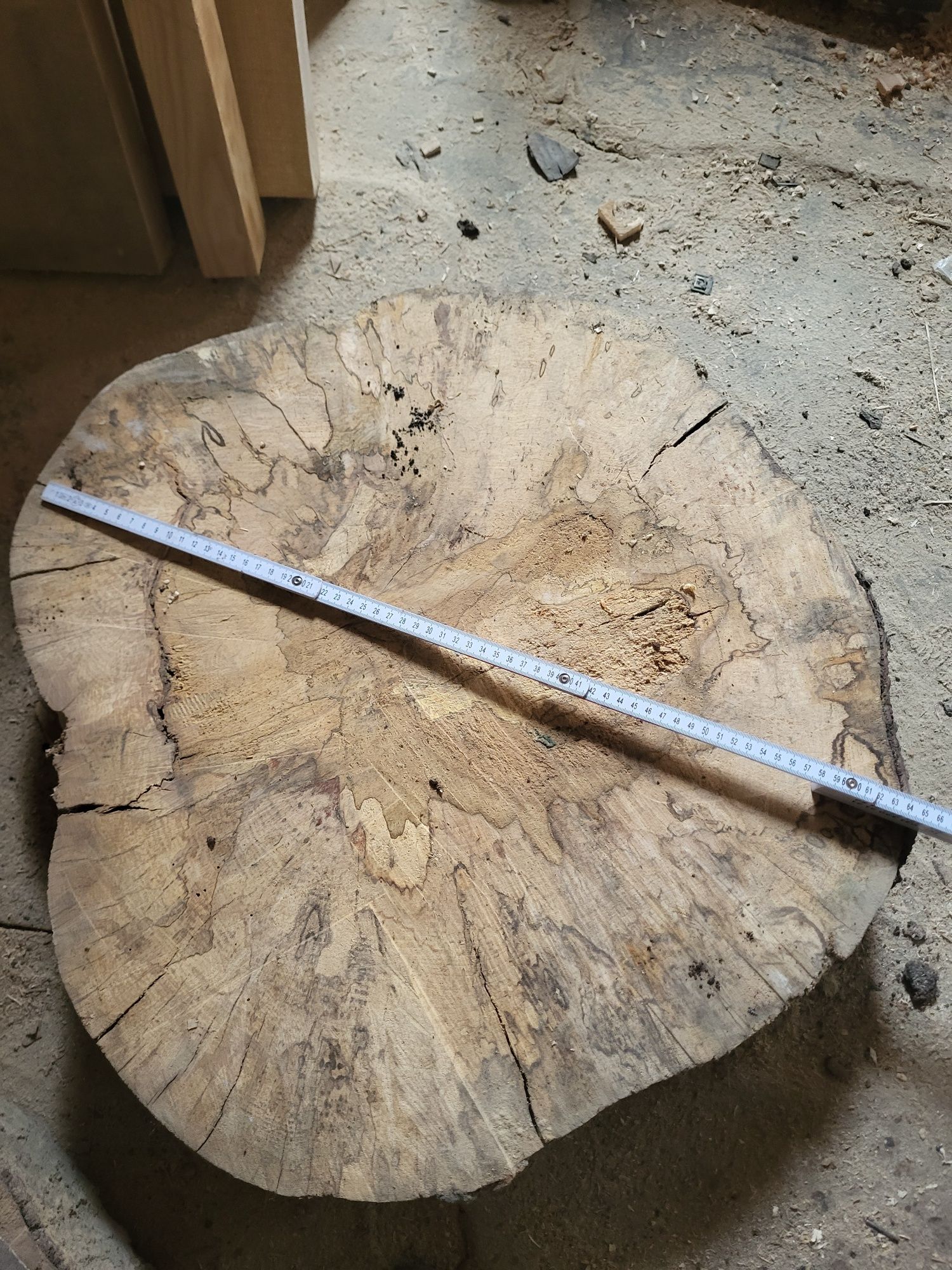 Plaster drewna. WYSUSZONY