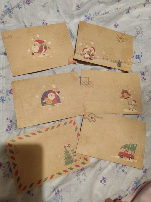 Лист Миколаю чи Діду Морозу з конвертом