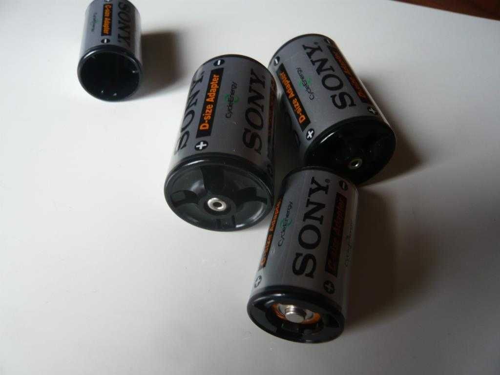 Adaptadores Sony para pilhas AA