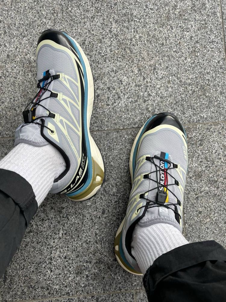 Мужские Кроссовки Salomon XT-6 Lab Blue Beige