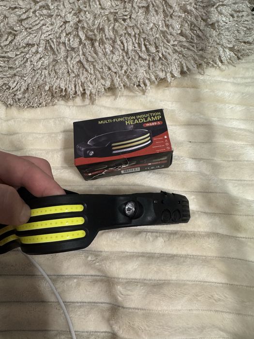 Фонарь налобний діодний лєд