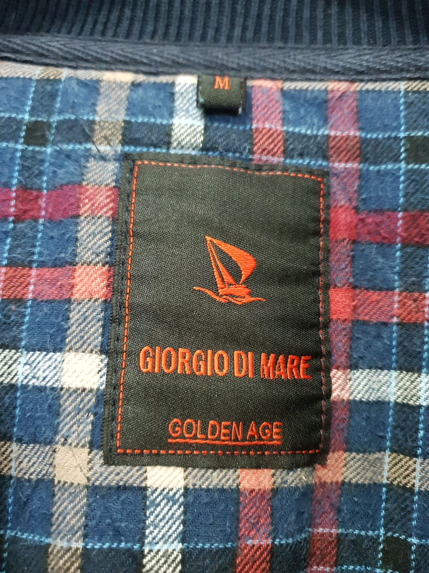 Giorgio di Mare ~ M - Куртка чоловіча велюрова Синя мужская