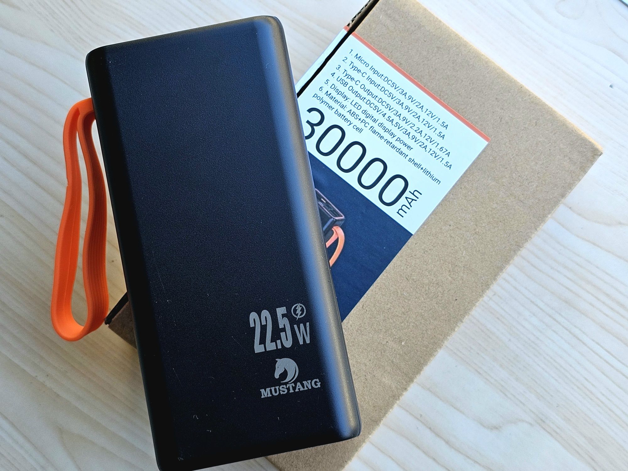 ЕКСКЛЮЗИВ! 50000, 30000 mAh 22.5w Mustang power bank; baseus xiaomi