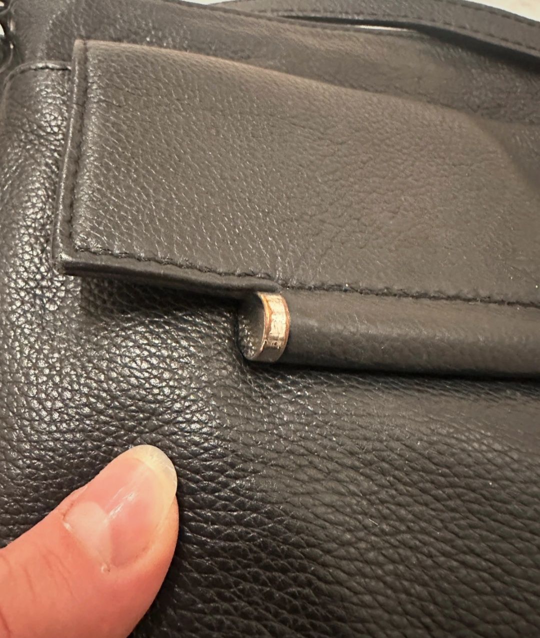 Skórzana torebka crossbody, Kiomi jak Cos