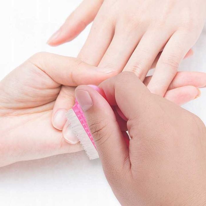 Szczoteczki Jednorazowe Manicure Do Pyłu Paznokci 50 sztuk RÓŻOWE