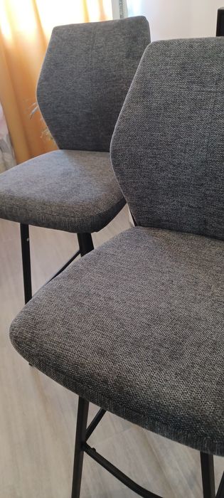 Pack cadeiras altas Paul cinzentas