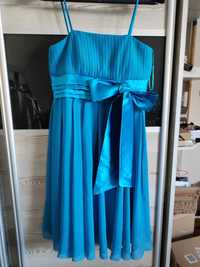 Niebieska sukienka rozm.38