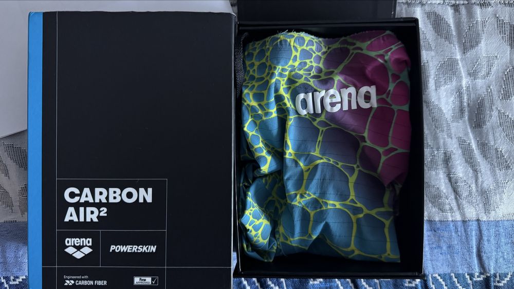 Calções natação competição ARENA Carbon Air 2 Caimano