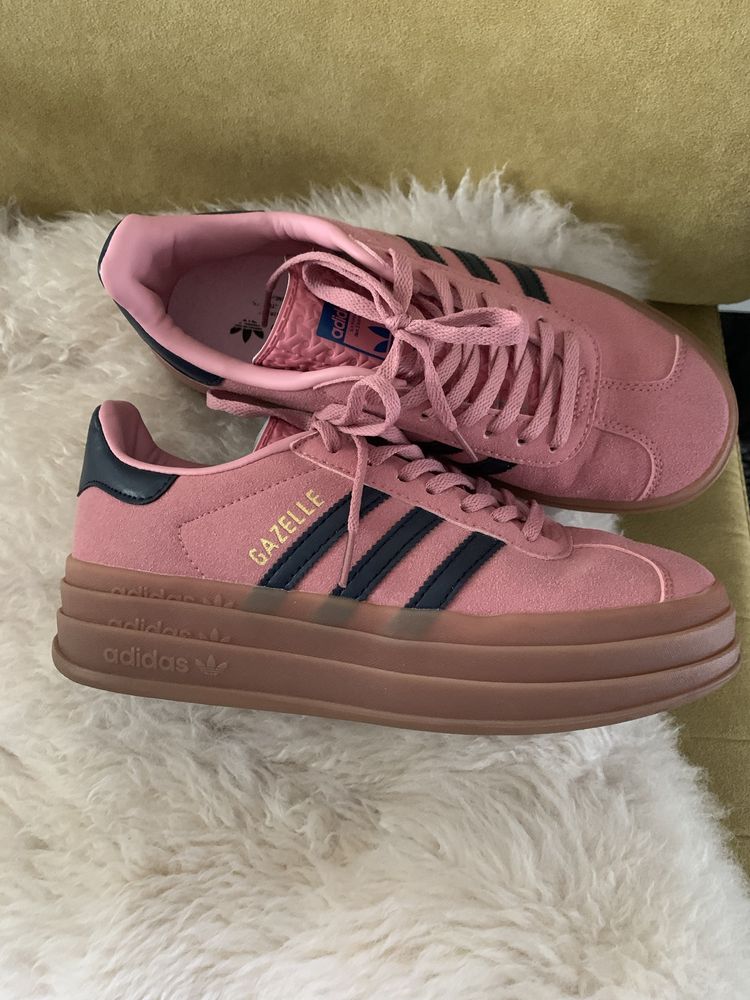 Кросівки Adidas Gazelle Platform Bold Pink Glow