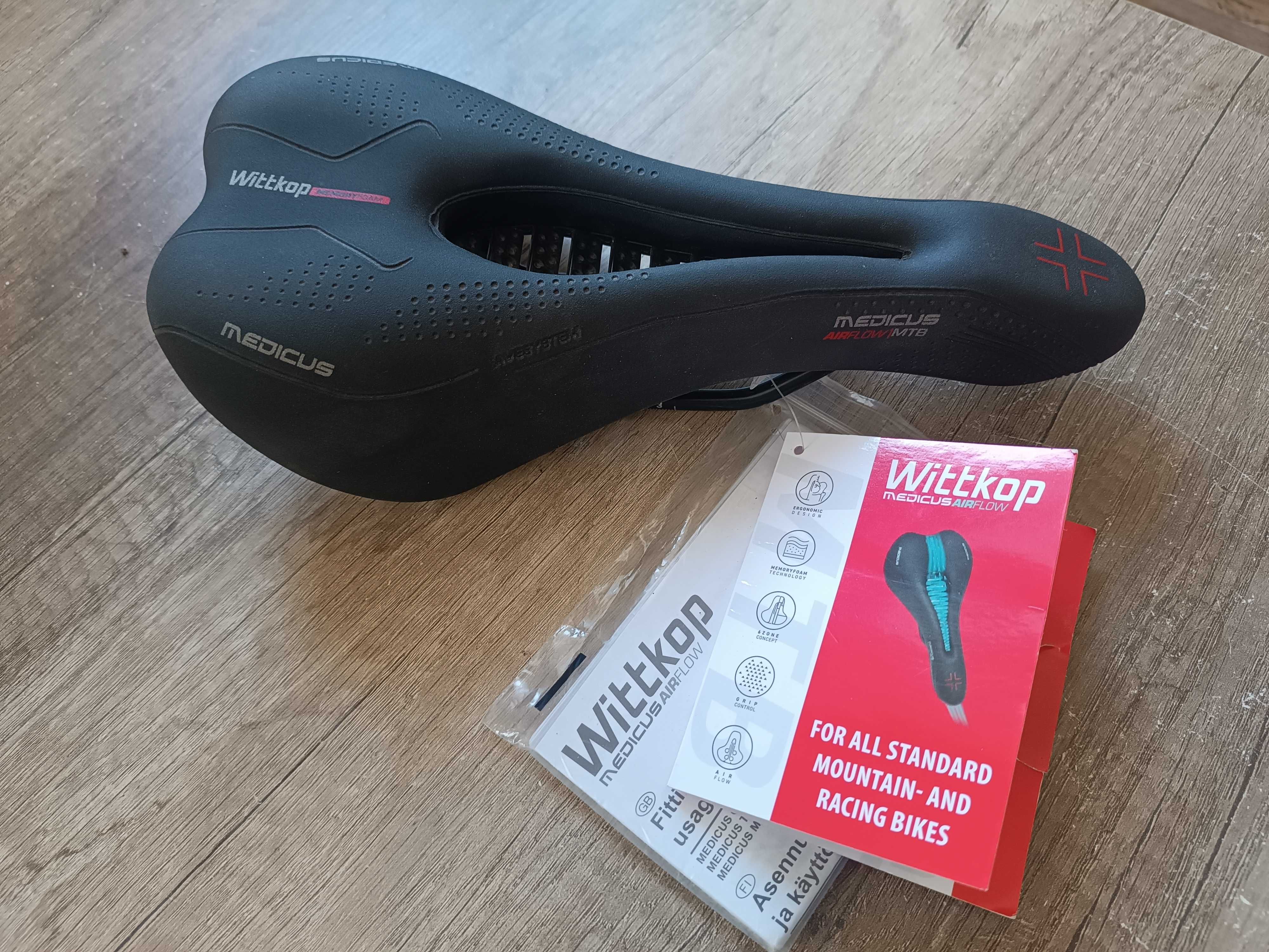 Siodełko rowerowe MTB Wittkop Medicus air flow