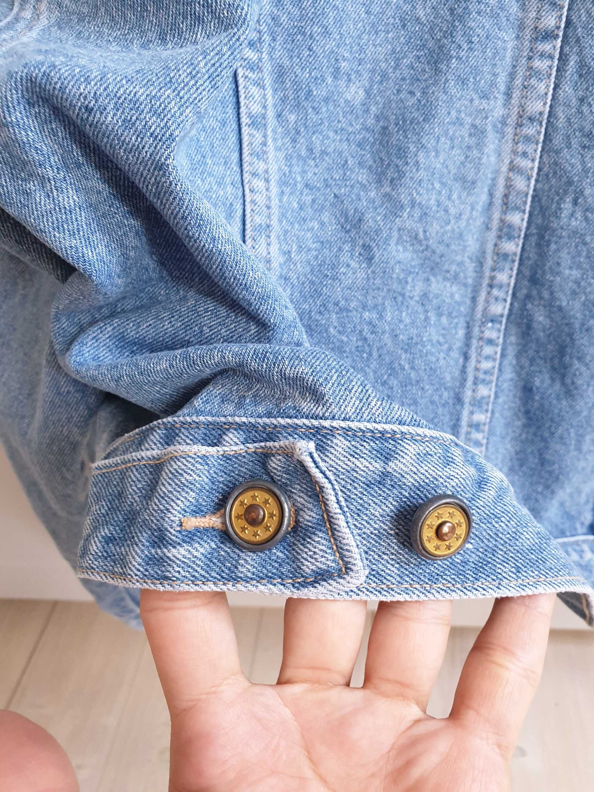 Bluza katana dżinsowa vintage jeansowa 42 44 oversize
