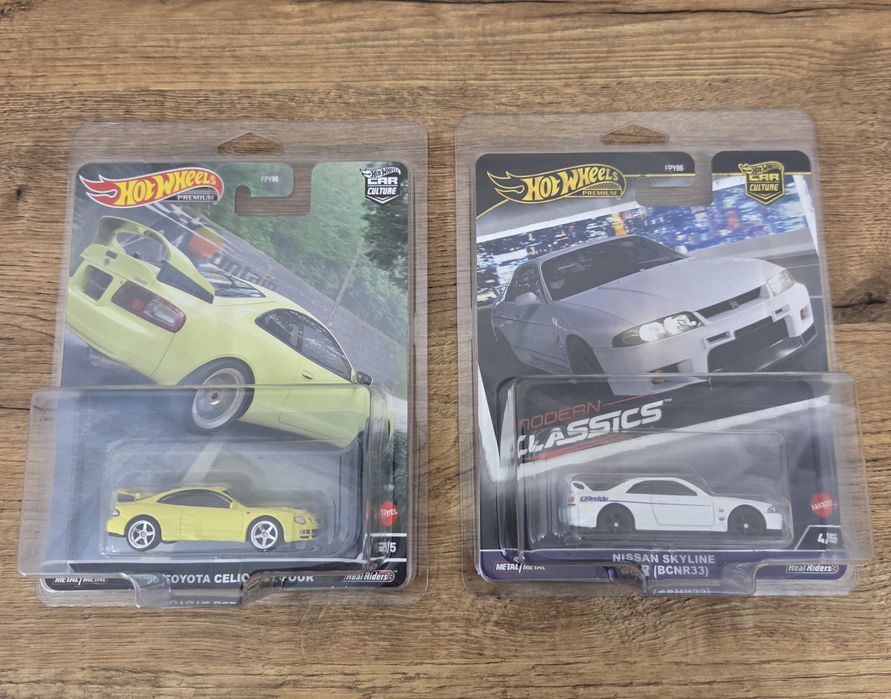 Hot wheels Premium Nissan Skyline G-TR , Toyota Celica GT - FOUR
