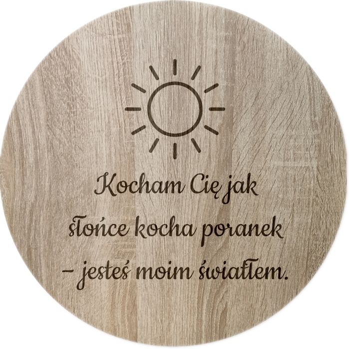 Zestaw Podkładek pod kubek 4 sztuki dla Zakochanych grawerowane
