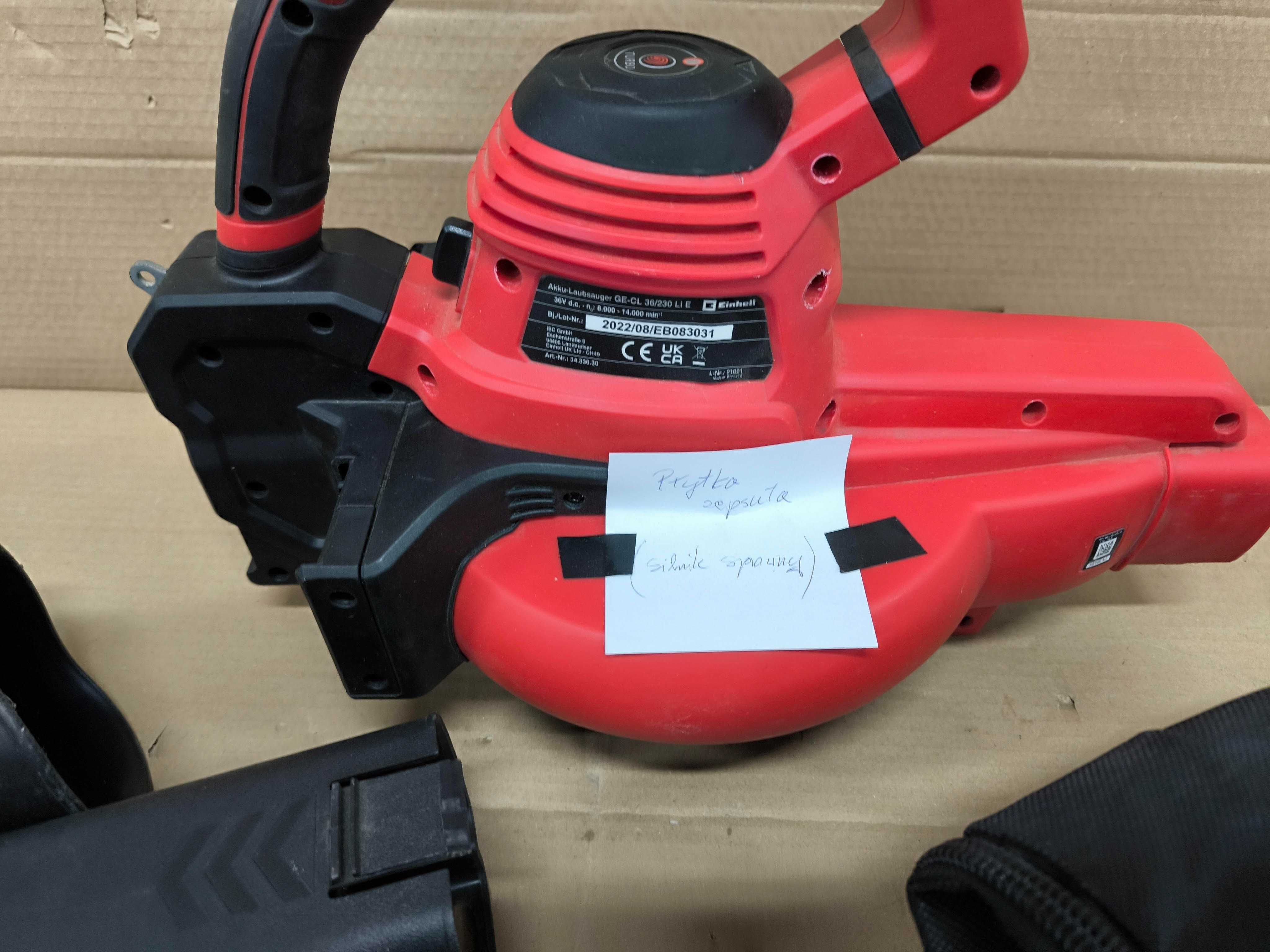 Dmuchawa akumulatorowe Einhell 4,7 kg