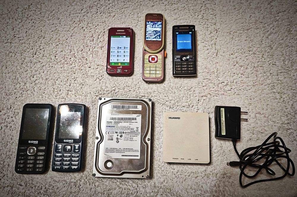 Лот телефонів Sony Ericsson,Samsung,Nokia,Sigma