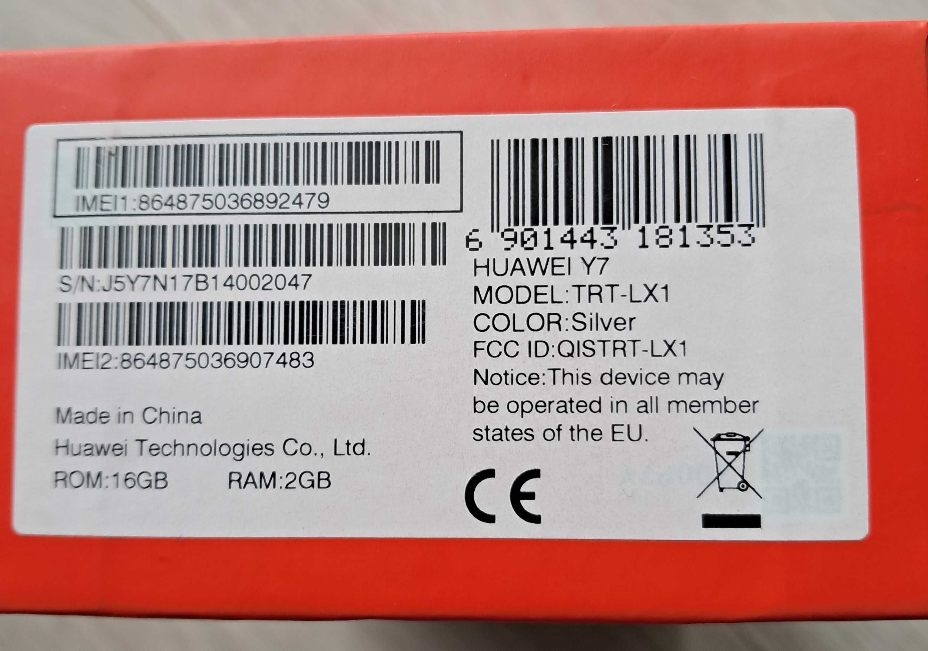 Huawei Y7 (2017) 2/16GB zadbany