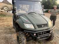 Buggy SSV Kymco UXV 500 z 2013 roku l7e 4x4 Kiper Hak