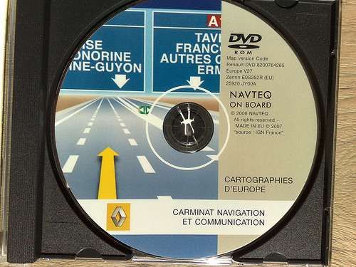DVD / CD Renault de atualização GPS- Atualização GPS / Navegação