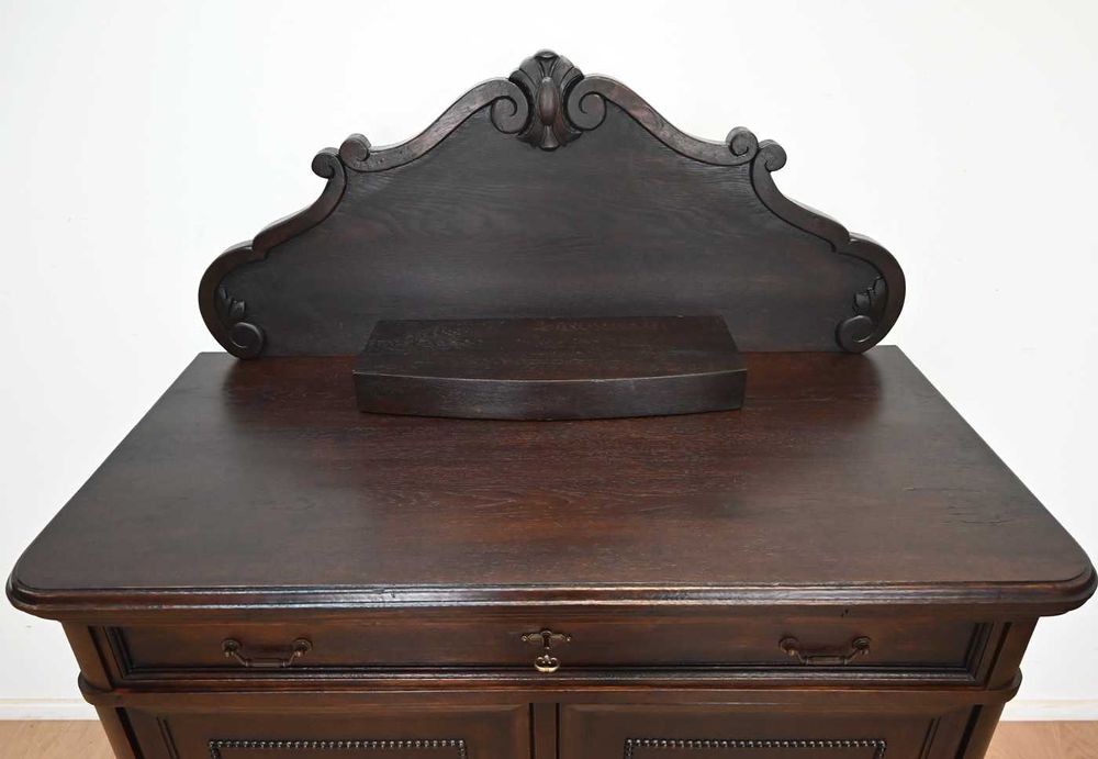 komoda z szufladą na toczonych nóżkach 110708