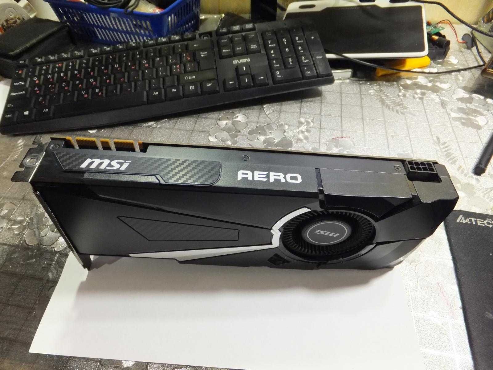 Продам Видеокарту MSI GeForce GTX 1070 Ti Aero 8G GDDR5 (256bit)