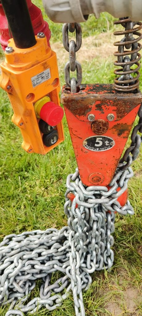 Wciągarka łańcuchowa japońska nitchi 5ton 400v