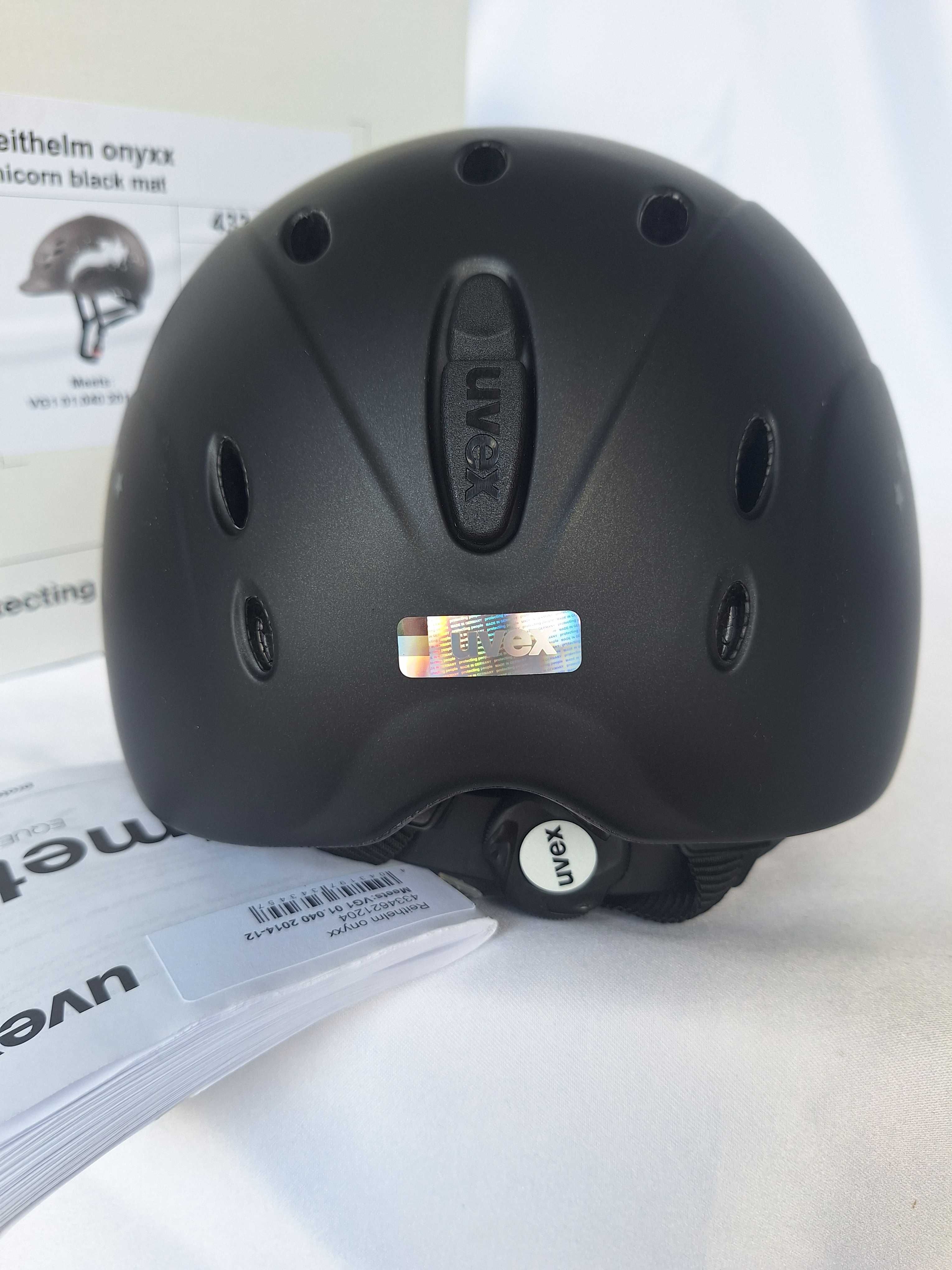 Kask jeździecki toczek Uvex Reithelm Onyxx Unicorn 3XS-XS 49-54cm