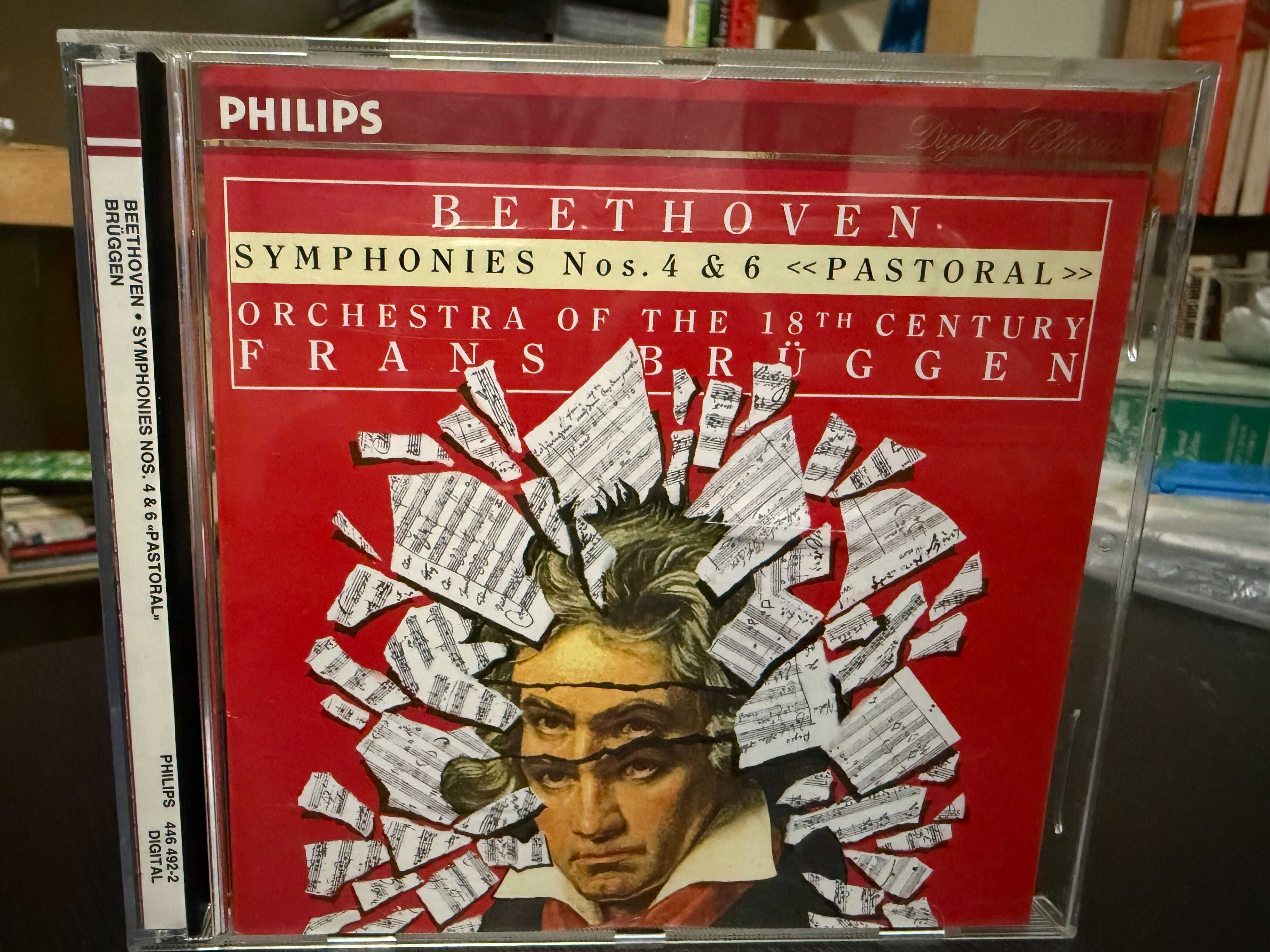 Beethoven – Symphonies Nos. 4 & 6 "Pastoral" – Frans Brüggen
