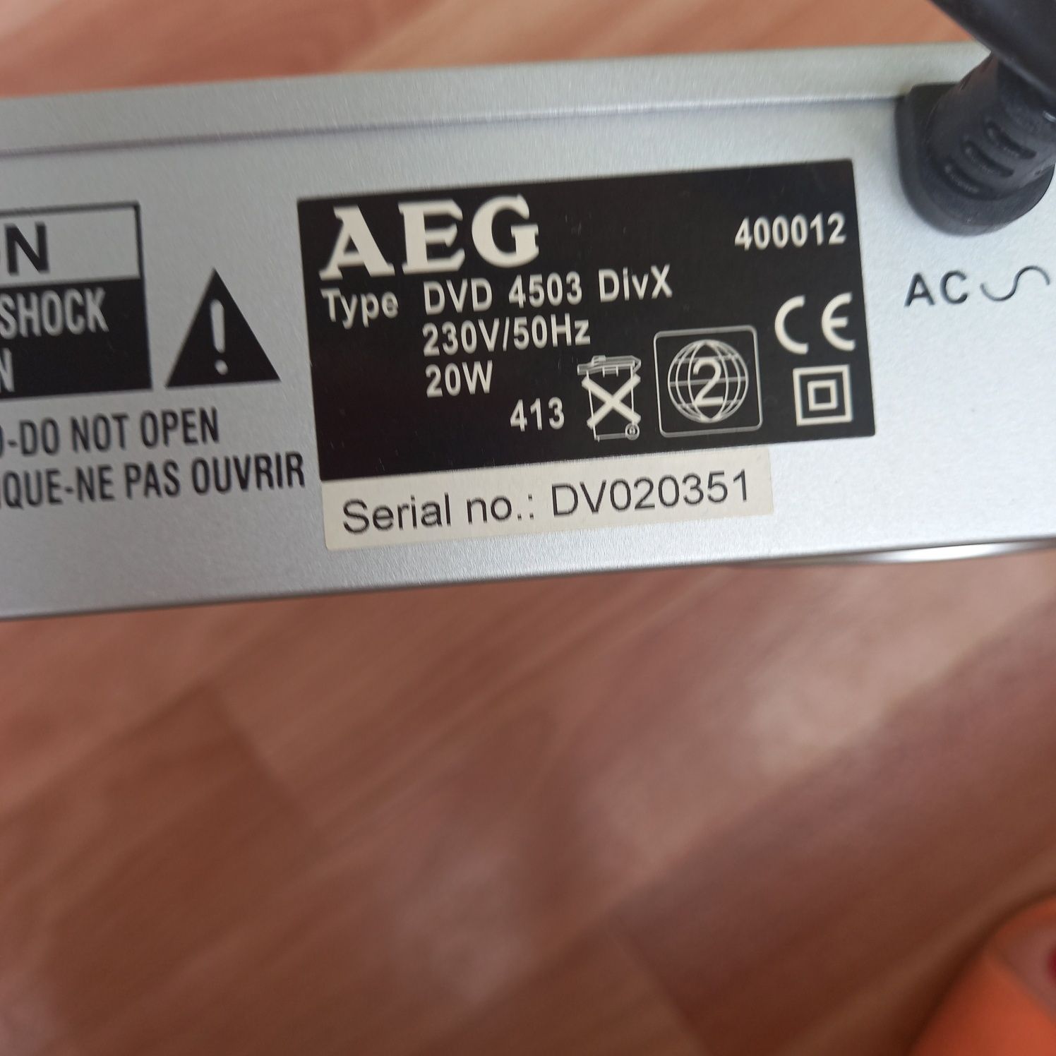 Видеоплеер  AEG  DVD/MP3/ CD, MPEG 4/ DIVX