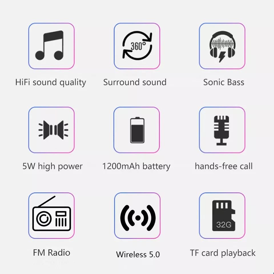 Głośnik bluetooth z Radiem FM