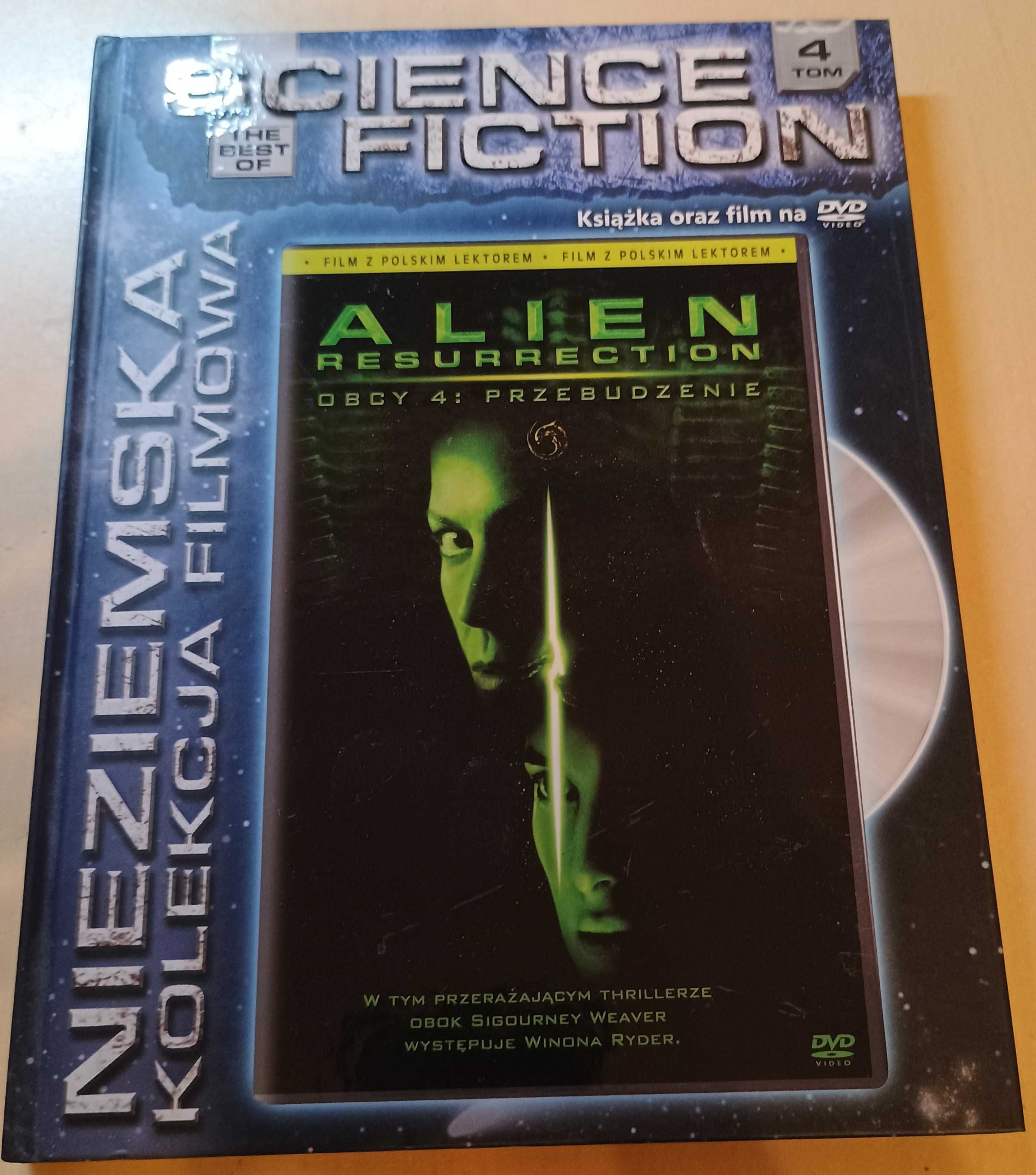 Science fiction Tom 1,2,4 Aliens, Alien ressurection, Planeta małp DVD