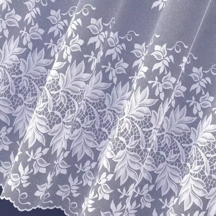 Firanka żakardowa metrażowa wys. 250 cm Terdia A128 biała - 250 cm