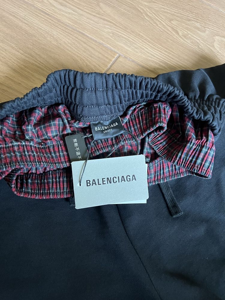 Шорти balenciaga black with rubber band,new,size:S,M,L
