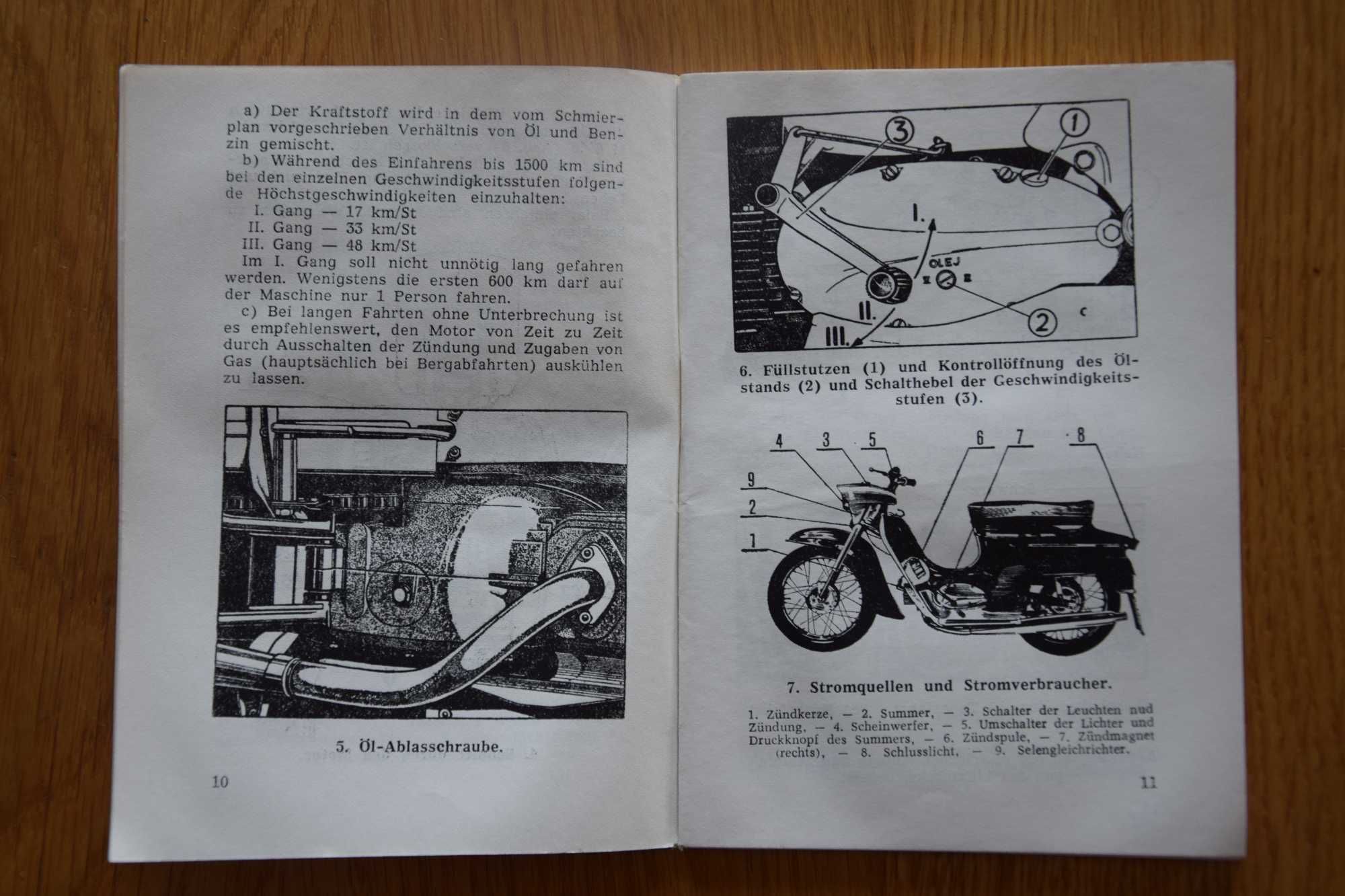 Instrukcja Katalog JAWA wsk shl wfm junak cz NIEMIECKA