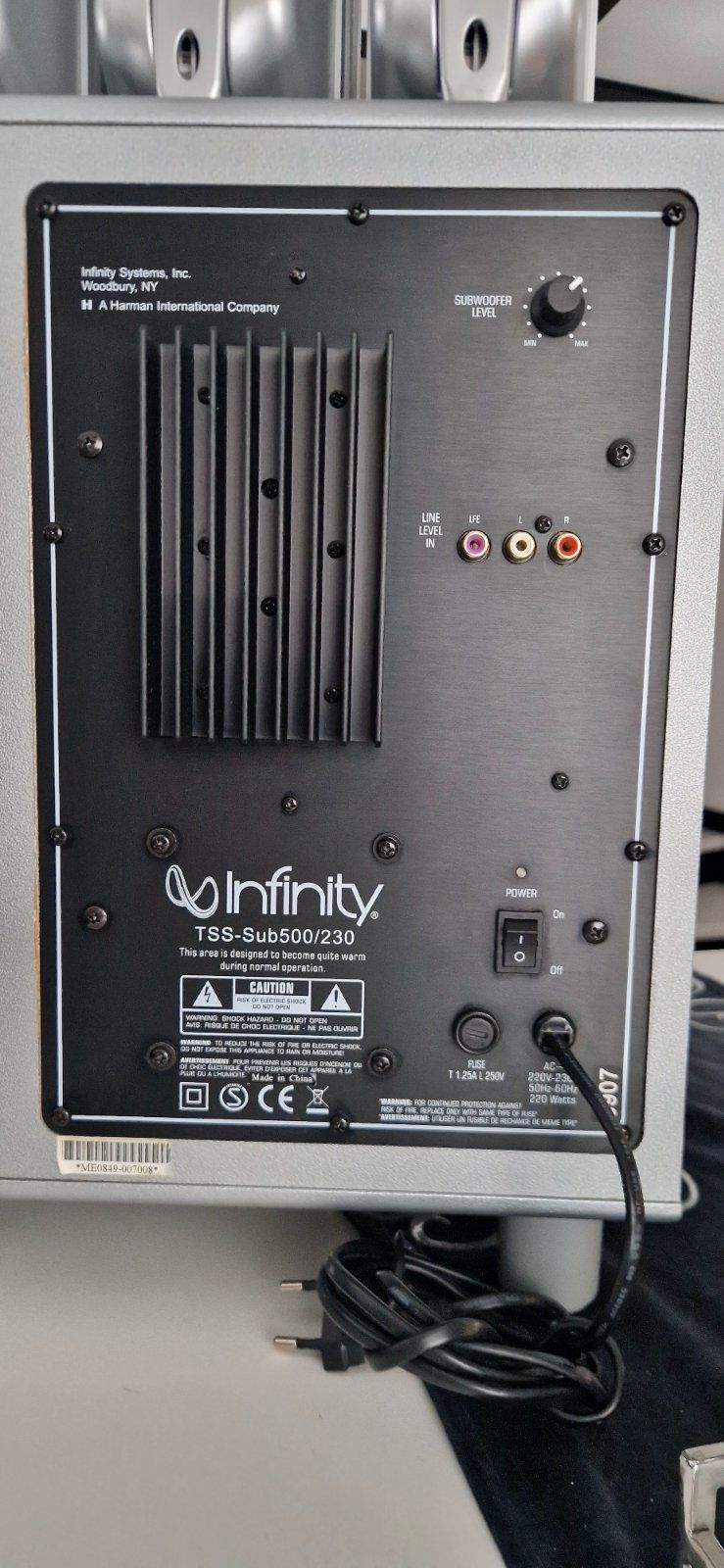 Infinity tss-500  7.1