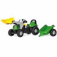 Traktor ciągnik na pedały dla dzieci Rolly Toys Deutz z przyczepką
