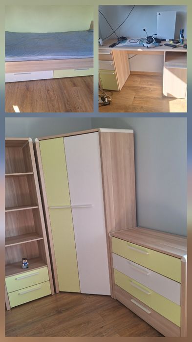 Zestaw mebli dziecięcych Forte  + materac Gratis