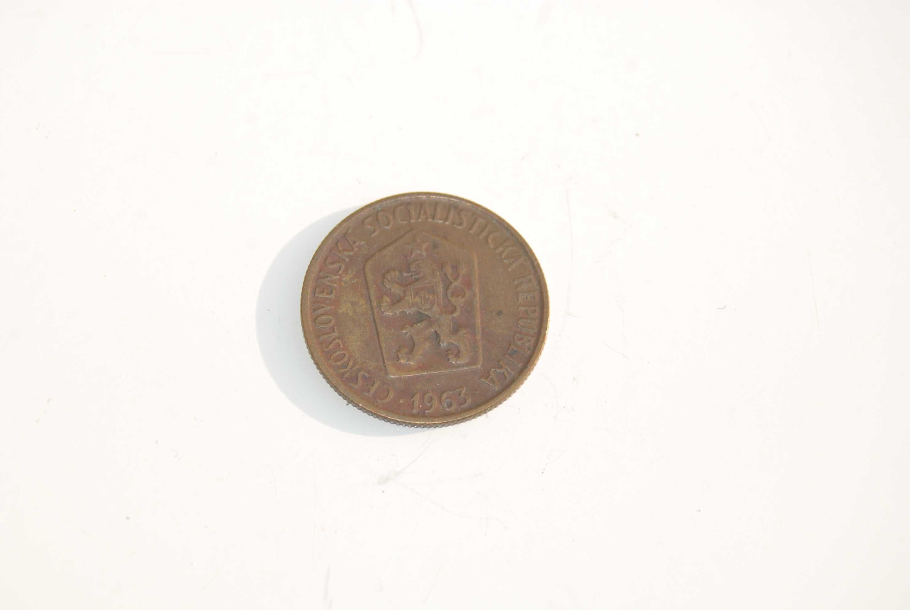 Stara moneta 50 halerzy Czechosłowacja 1963 antyk unikat kolekcjonersk